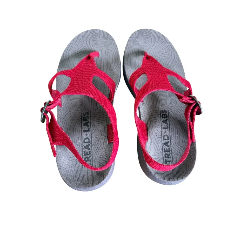 Tread Labs Albion‎ Red Sport Sandal Arch Support Women 10 Outdoor Adjustable